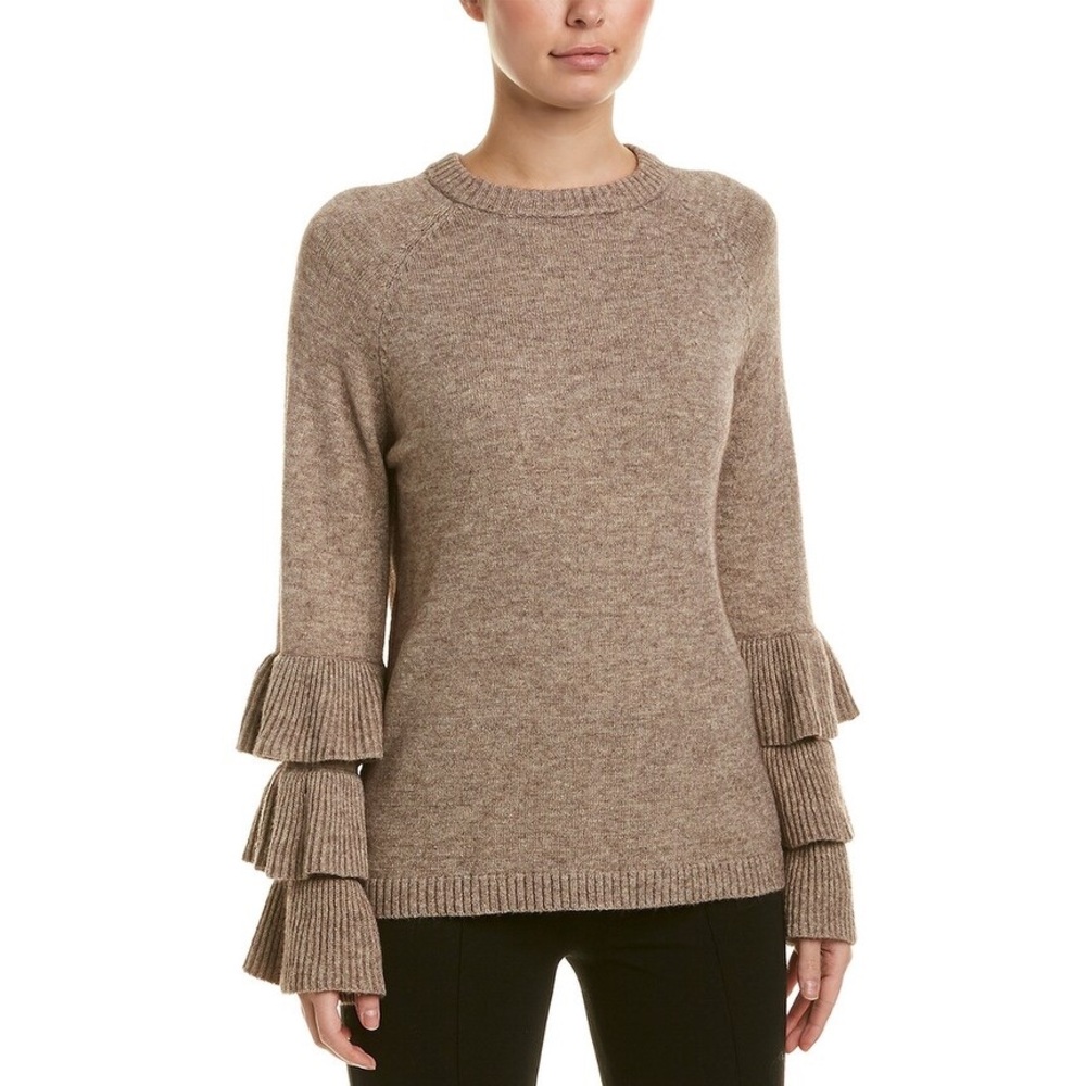 Love Token Ruffle Ashley Sweater EUC